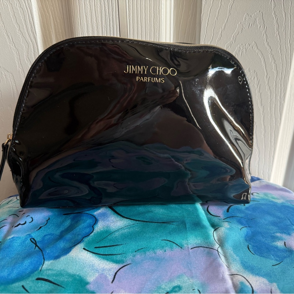 Jimmy Choo Black Cosmetic Bag